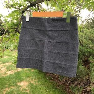 Aeropostale grey pencil mini skirt